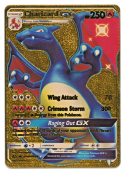 Pokemon Charizard GX SV49/SV94 Hidden Fates Shiny Vault Full Art HoloFoil 250 HP - Image 1