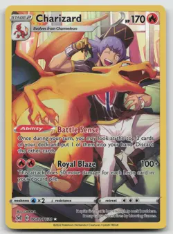 Charizard TG03/TG30 Lost Origin Trainer Gallery Pokemon Holo NM - Image 1