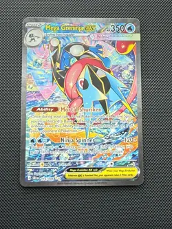 Mega Greninja ex SIR 116/086 Pokemon TCG Chaos Rising - Image 1