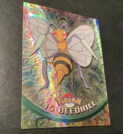 Pokemon Pokemon Topps SPECTRA Chrome #15 Beedrill Series 1-VG - Image 4