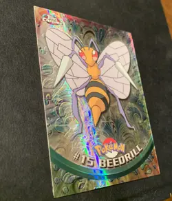 Pokemon Pokemon Topps SPECTRA Chrome #15 Beedrill Series 1-VG - Image 5