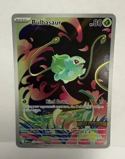 Bulbasaur Pokemon Mega Evolution Stamped Box Topper Promo #133 Sealed - Image 1