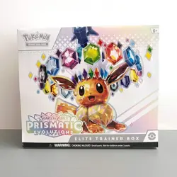 Pokemon Prismatic Evolutions Elite Trainer Box ETB - New Sealed & IN HAND - Image 1