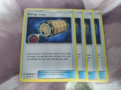 [x4] Pokemon TCG Energy Loto 122/145 Uncommon NM/M [New] - Image 1