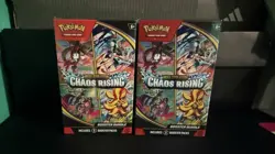 Chaos Rising Pokemon Booster Bundle Lot of 2 Brand New Factory Sealed - Image 1
