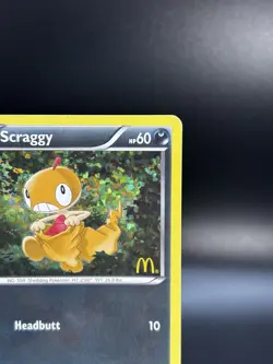 Pokemon TCG Scraggy 10/12 McDonald’s 2011 Holo LP $1 Shipping! - Image 3