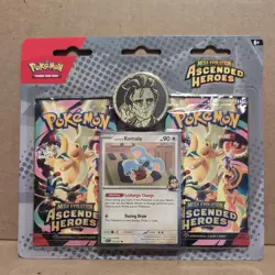 Pokemon TCG Ascended Heroes 2-Pack Blister Larry’s Komala - Image 1