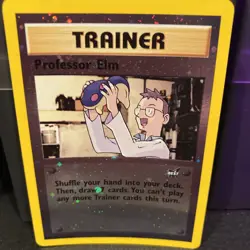 Pokemon Professor Elm - Best of Promos (PR) #3 Reverse Holo WOTC Vintage 2002 - Image 1