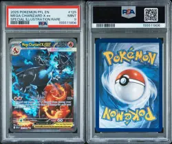 Mega Charizard x Ex #125 PSA 9 Special Illustration Rare Pokemon 🐉 - Image 3