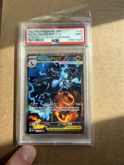 Mega Charizard x Ex #125 PSA 9 Special Illustration Rare Pokemon 🐉 - Image 5