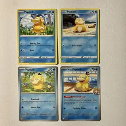 Psyduck & Golduck Pokemon Cars Lot Of 10 - Mixed Sets - Great Condition - Image 4