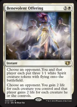 Benevolent Offering - Light Play MTG Commander 2014 Edition - Image 1