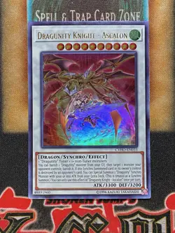 Yugioh Dragunity Knight - Ascalon CYHO-EN033 Ultra Rare NM - Image 1