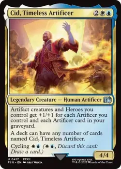 Cid, Timeless Artificer (0417) - Near Mint MTG Universes Beyond: FINAL FANTASY - Image 1