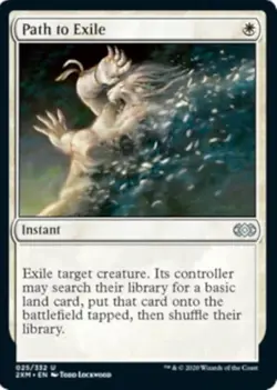 mtg magic path to exile FRENCH vf fr chemin vers l'exil double masters - Image 1