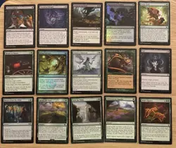 Budget Casual MTG Commander Deck Green Black Squirrel Kindred With Camellia Food - Image 3