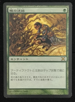 Root Maze - Japanese - Tenth Edition - Magic the Gathering MTG - MP - Image 1