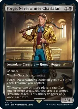 Forge, Neverwinter Charlatan -Foil Near Mint MTG Secret Lair - Image 1