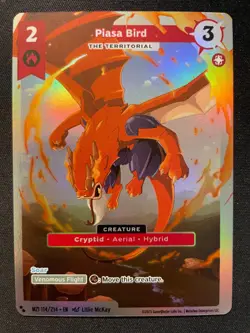 2025 MetaZoo Piasa Bird 114/214 2 Star Super Rare Holo Card MZ1 - Image 1