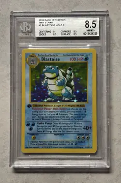 Pokemon 1999 Blastoise 1st Edition Base Set Shadowless Possible PSA 9 Bump - Image 1