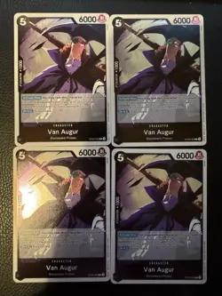 OP09-083 Van Augur x4 Playset One Piece Card Game EMPERORS IN THE NEW WORLD - Image 1