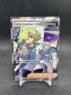 Ciphermaniac's Codebreaking Full Art 198/162 Temporal Forces - Pokemon Card - NM - Image 1