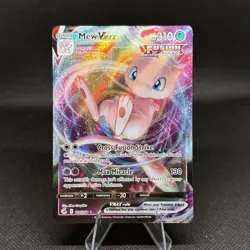 Pokemon 2021 TCG SWSH: Fusion Strike Mew VMAX Holo Ultra Rare Card 114/264 - Image 1