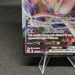Pokemon 2021 TCG SWSH: Fusion Strike Mew VMAX Holo Ultra Rare Card 114/264 - Image 4