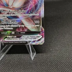 Pokemon 2021 TCG SWSH: Fusion Strike Mew VMAX Holo Ultra Rare Card 114/264 - Image 5