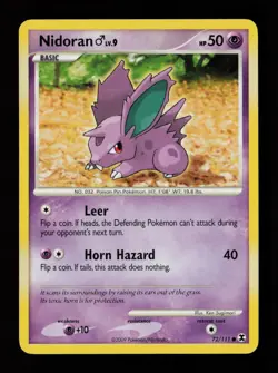 Nidoran M 72/111 Common Rising Rivals Pokemon Card - Image 1