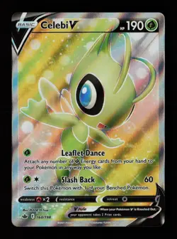 Celebi V 160/198 Ultra Rare Chilling Reign Pokemon Cards - Image 1