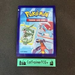 x1 2013 Rayquaza Salamence Garchomp Sleeve Pokemon Center Japan Original New - Image 1