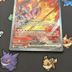 Team Rocket’s Moltres ex 229/182 MINT -SIR Pokemon Card- Destined Rivals (7z)￼ - Image 3