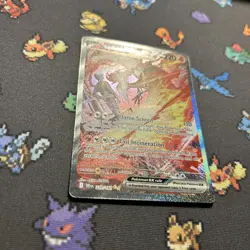 Team Rocket’s Moltres ex 229/182 MINT -SIR Pokemon Card- Destined Rivals (7z)￼ - Image 4