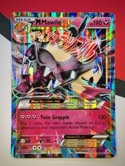 JUMBO Mega M Mawile EX Oversized Promo Card XY104 2016 Pokemon NM - Image 1