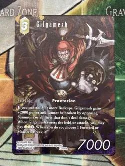 Gilgamesh - Full Art - 22-061L - Final Fantasy Card Game - FFTCG - Foil - NM - Image 1