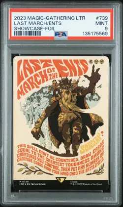 2023 SC-FOIL #739 LAST MARCH OF THE ENTS PSA 9 - Image 1