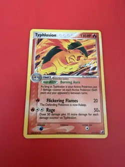Pokemon TCG Typhlosion 17/115 Unseen Forces Holo 2005 LP - Image 2