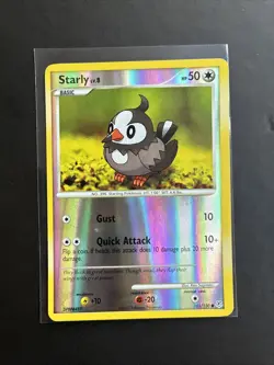 Pokemon TCG Starly Diamond Pearl 101/130 Reverse Holo NM - LP - Image 1