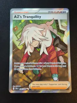 AZ's Tranquility 106/086 Holo Ultra Rare ME04: Chaos Rising Pokemon NM - Image 1