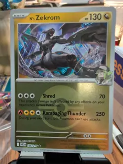 N's Zekrom (Poke Ball) 155/217 - Pokemon ME: Ascended Heroes - NM Pack Fresh - Image 1
