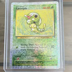 2002 POKEMON LEGENDARY COLLECTION 69 CATERPIE-REVERSE FOIL - Image 1