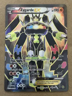 Pokemon TCG Zygarde EX 54a/124 NM Check Description - Image 1