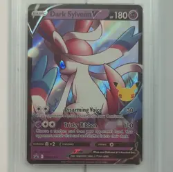 Pokemon Dark Sylveon V SWSH134 Promo 180 HP Holo Basic PSA 9 - Image 2