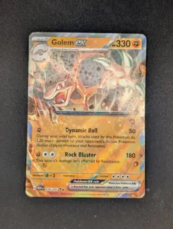 Pokemon TCG Golem ex 076/165 Scarlet & Violet 151 - Image 1