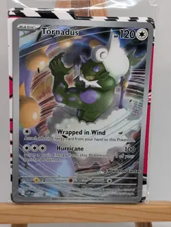 Pokemon TCG Tornadus SVP210 Black Star Promo Pokemon Centre Stamped - Image 1