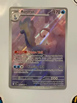 Pokemon Perfect Order Aurorus 092/088 Illustration Art Rare - Image 1