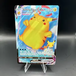 The Pokemon Company Pokemon TCG Celebrations Surfing Pikachu VMAX 009/025 Holo - Image 1