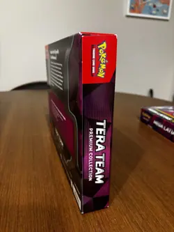 Pokemon Tera Team EX Premium Collection 5 Foils 9 TCG Booster Packs NEW Sealed - Image 2