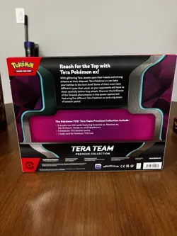 Pokemon Tera Team EX Premium Collection 5 Foils 9 TCG Booster Packs NEW Sealed - Image 4